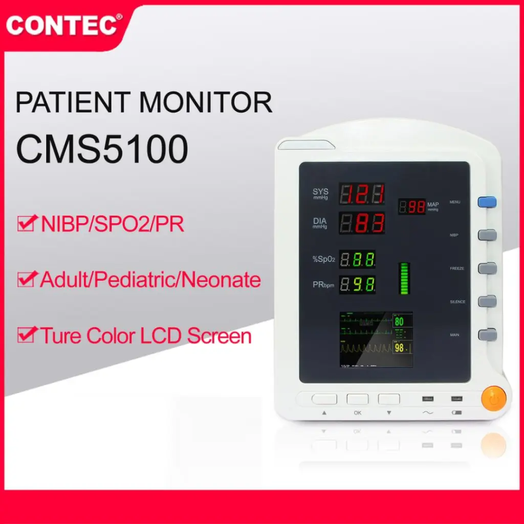 [CMS5100+] Monitor de signos vitales, 7. CONTEC CMS5100+.webp