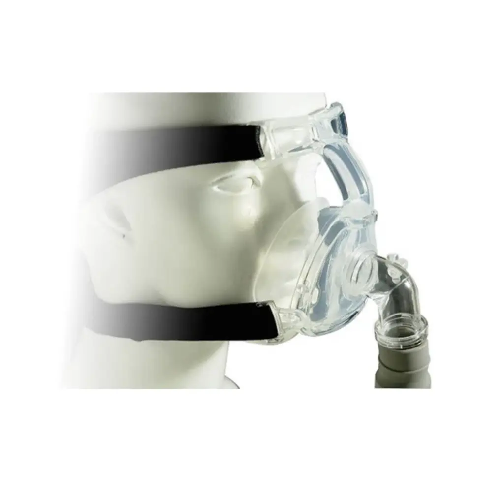 10616 Mascarilla Cpap facial silicon, ventilación no invasiva (Large), Hsiner.webp