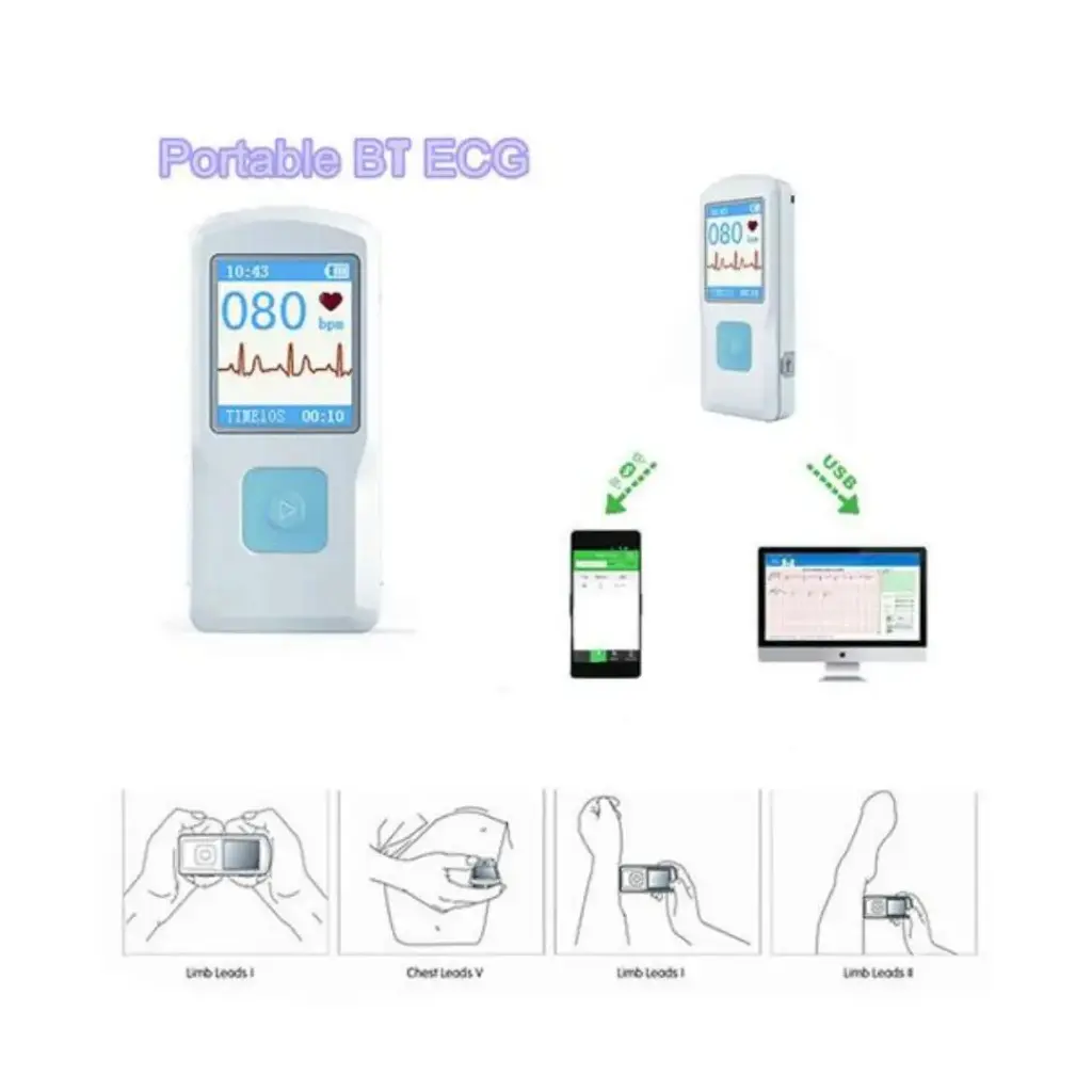 PM10 Monitor cardiaco Portátil, bluetooth. CONTEC (3).webp