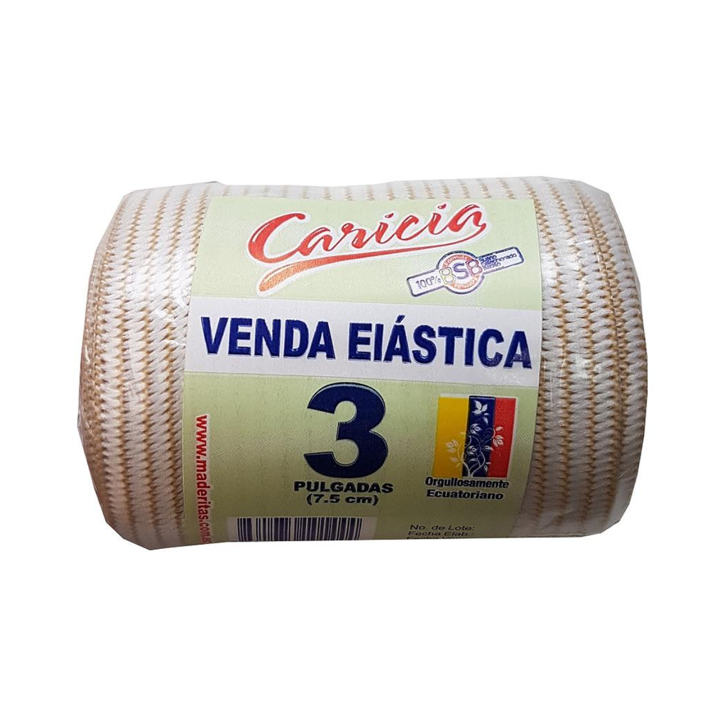 Venda elastica  (3" x 4 mtrs), Caricia