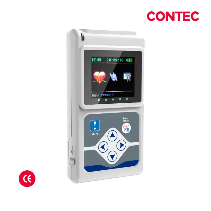 Holter de arritmias, 12 canales. CONTEC TLC5000