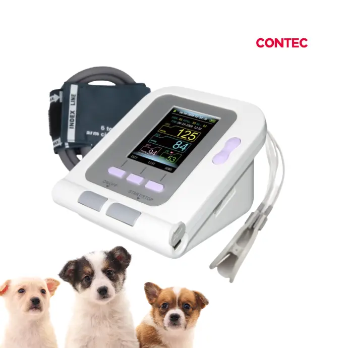 Tensiometro digital Veterinario + sensor de SpO2, Profesional, desktop, CONTEC