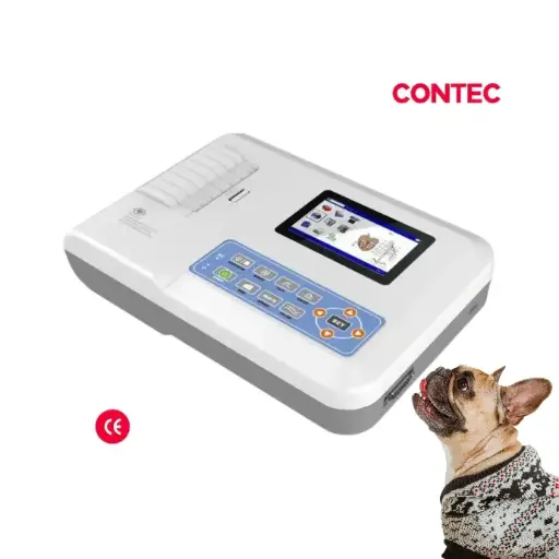 [ECG300G-VET] Electrocardiografo Veterinario, 3 canales. CONTEC CG300G-VET